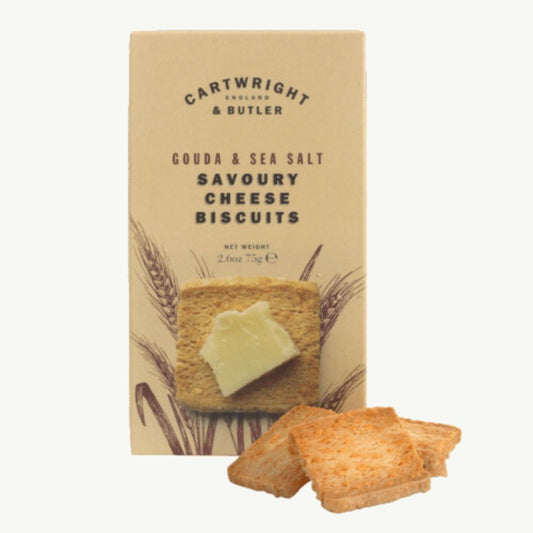 Gouda and Sea Salt Savoury Cheese Biscuits 75g