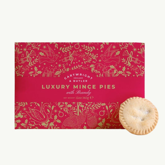 Luxury Mince Pies with Brandy 340g