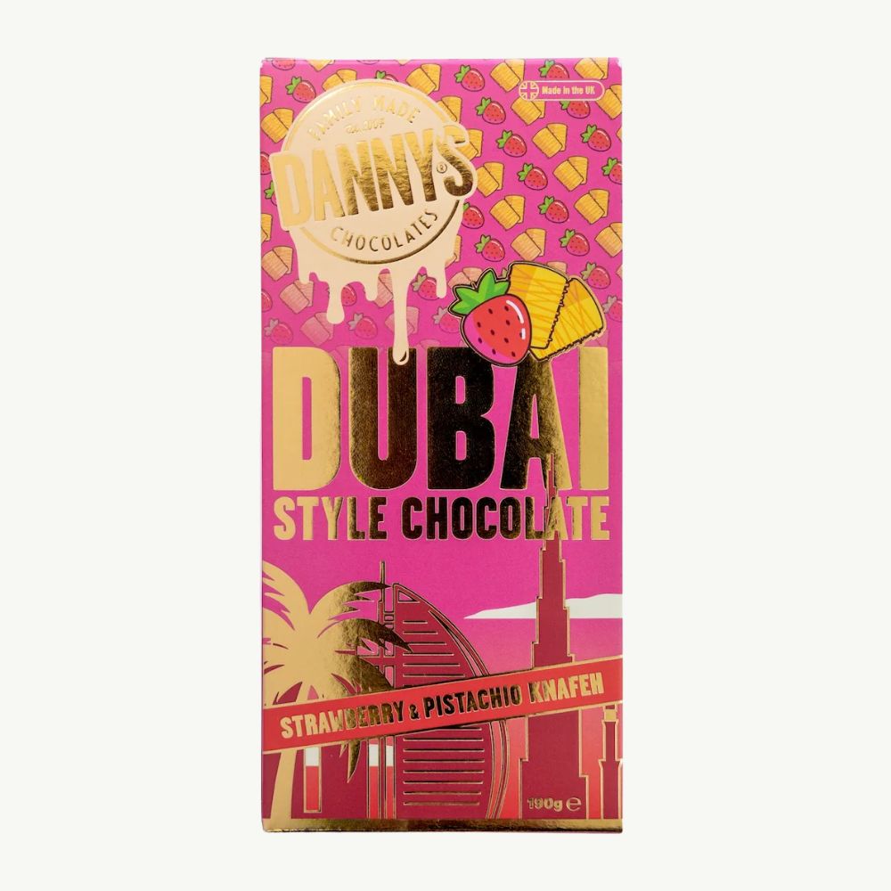 Danny's Strawberry Dubai Style Chocolate 190g