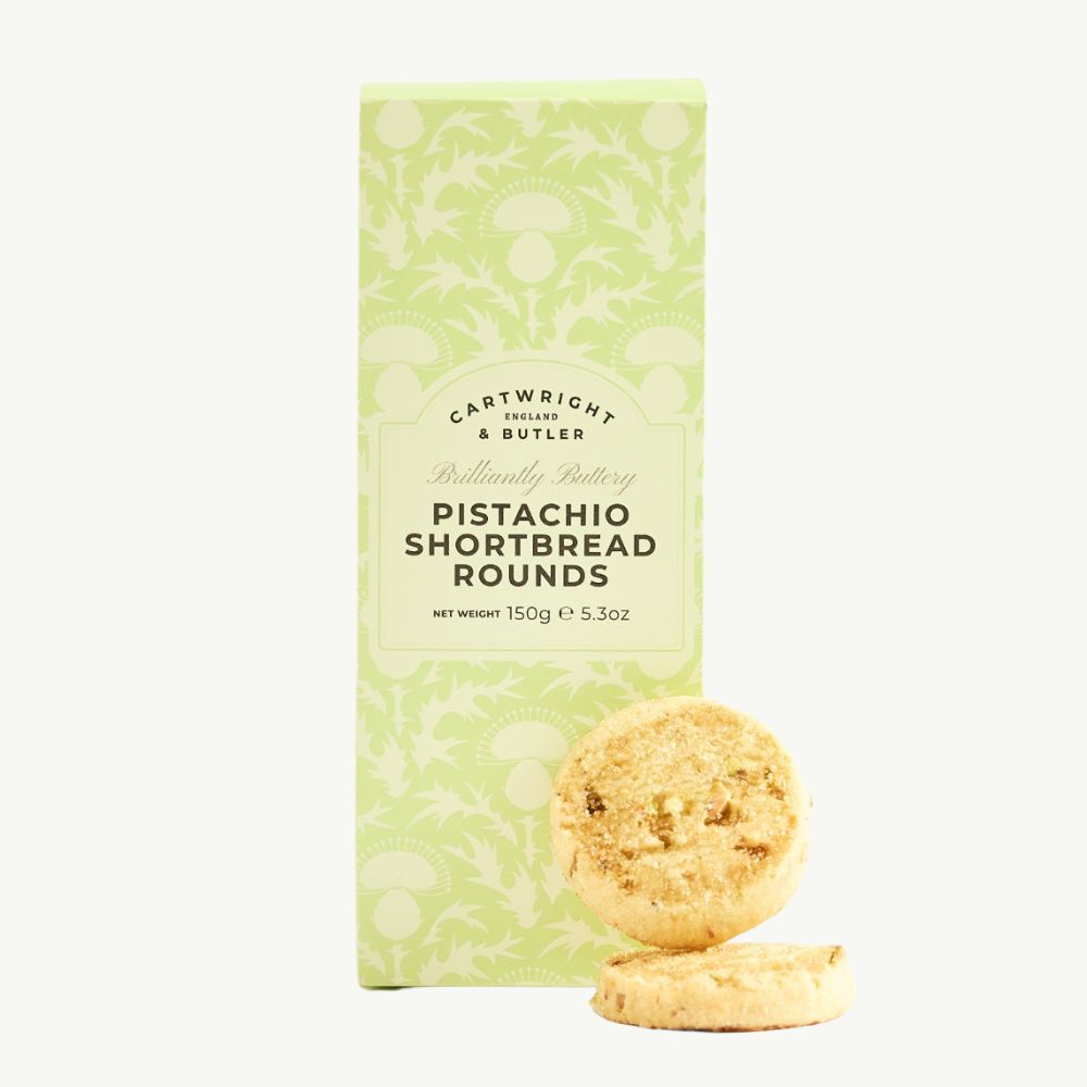 Pistachio Shortbread Rounds 150g