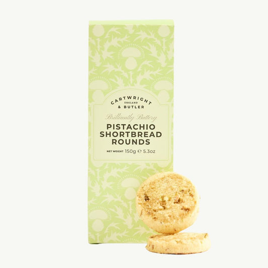 Pistachio Shortbread Rounds 150g