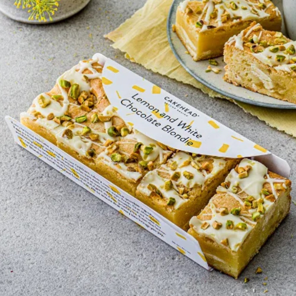 Lemon & White Chocolate Blondie 255g