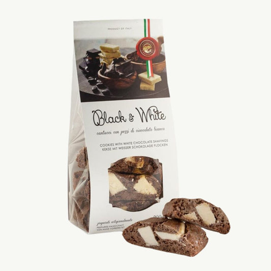 Cantucci Black & White, Biscuits with White Chocolate 200g
