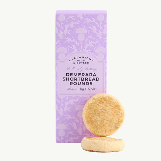 Demerara Shortbread Rounds 150g