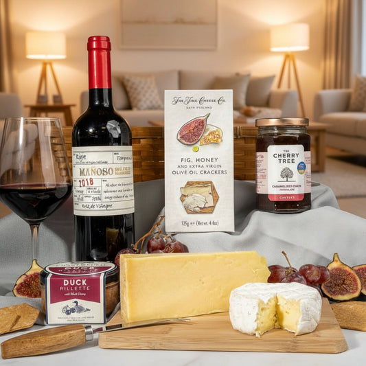 Cheese, Duck Rillette & Wine Hamper
