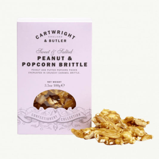 Peanut & Popcorn Brittle 100g
