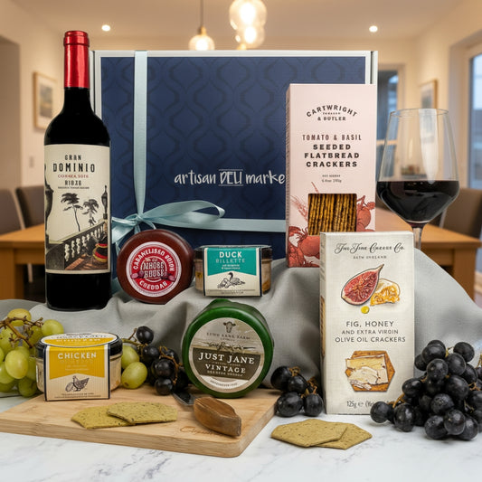 Cheese, Pate & Wine Evening Hamper