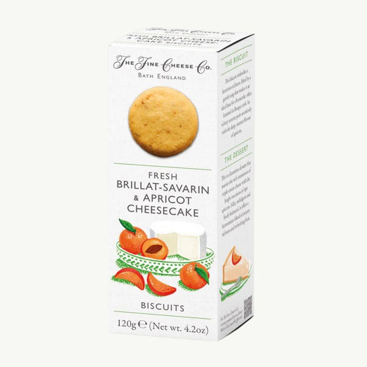 Fresh Brillat-Savarin & Apricot Cheesecake Biscuits 120g