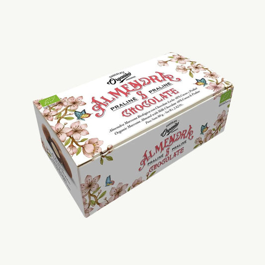 Marcona Almonds with Milk Chocolate & Praline 80g