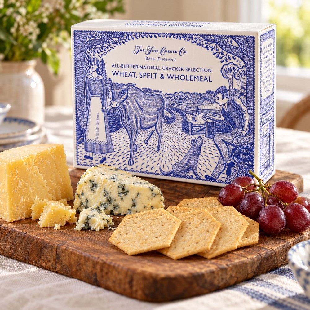 All-Butter Cracker Selection Box (Wheat, Spelt & Wholemeal) 375g
