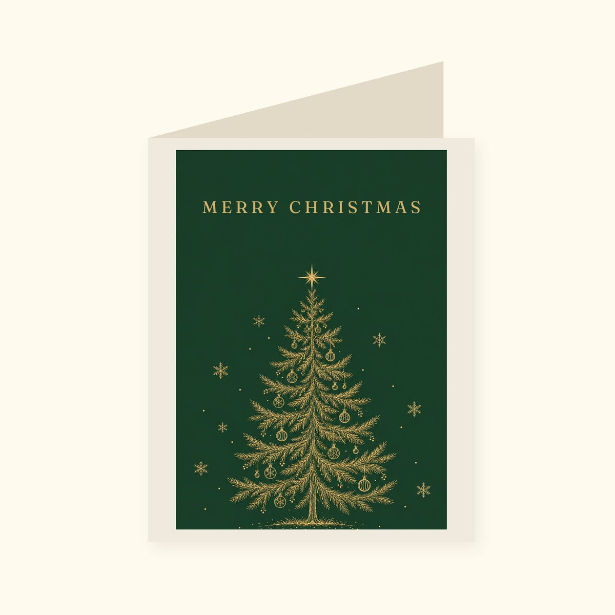 Golden Christmas Tree