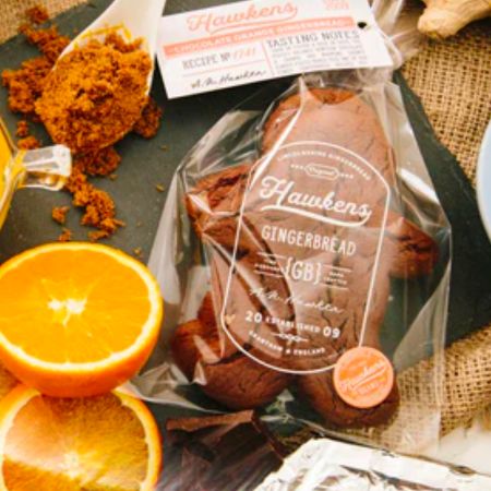 Two Chocolate Orange Gingerbread Men
