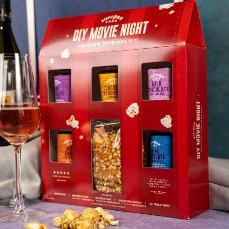 Ultimate Movie Night Popcorn Kit & Bubbles Hamper