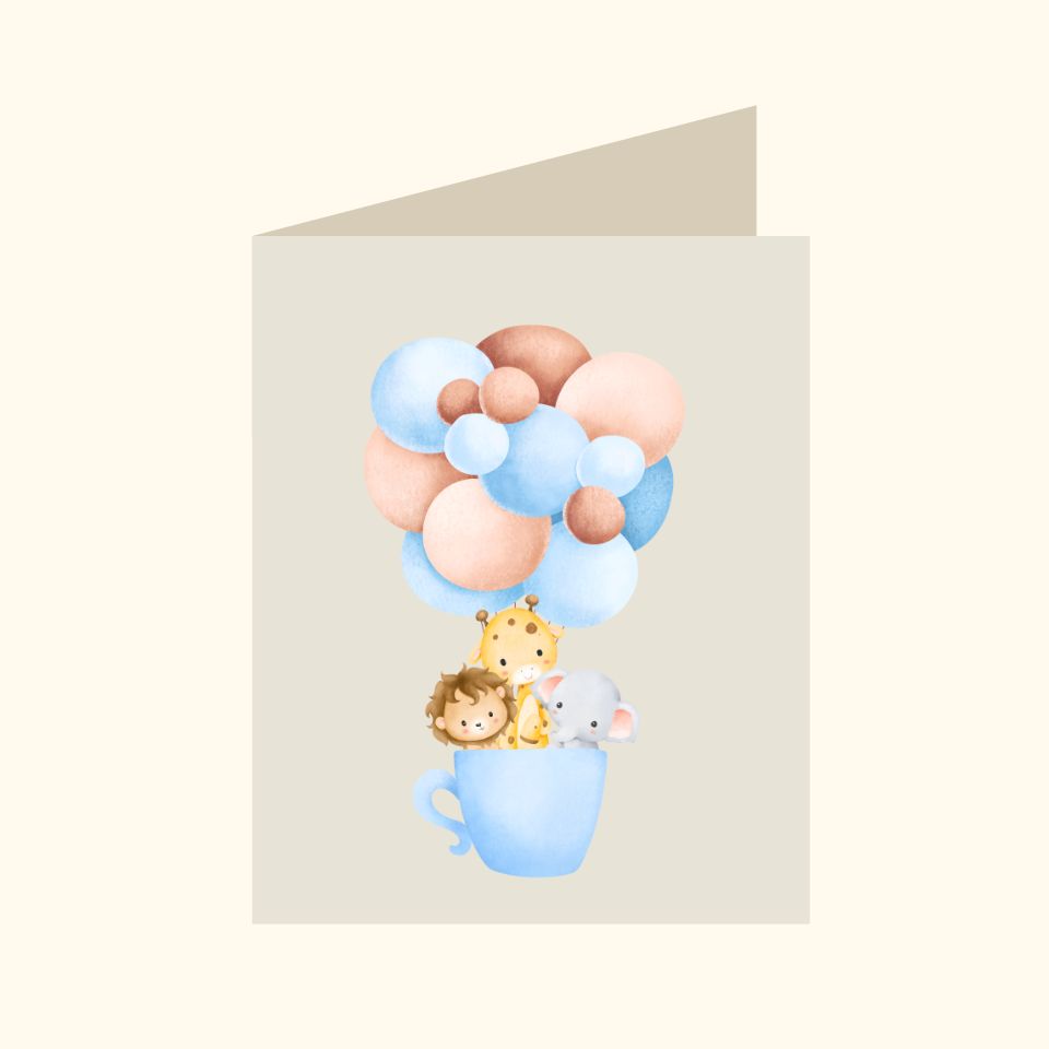 Blue Baby Balloon