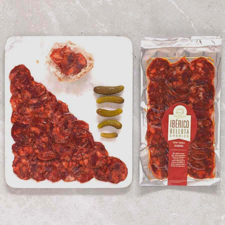 Brindisa - Iberico Bellota Chorizo Slices 100g - Artisan Deli Market