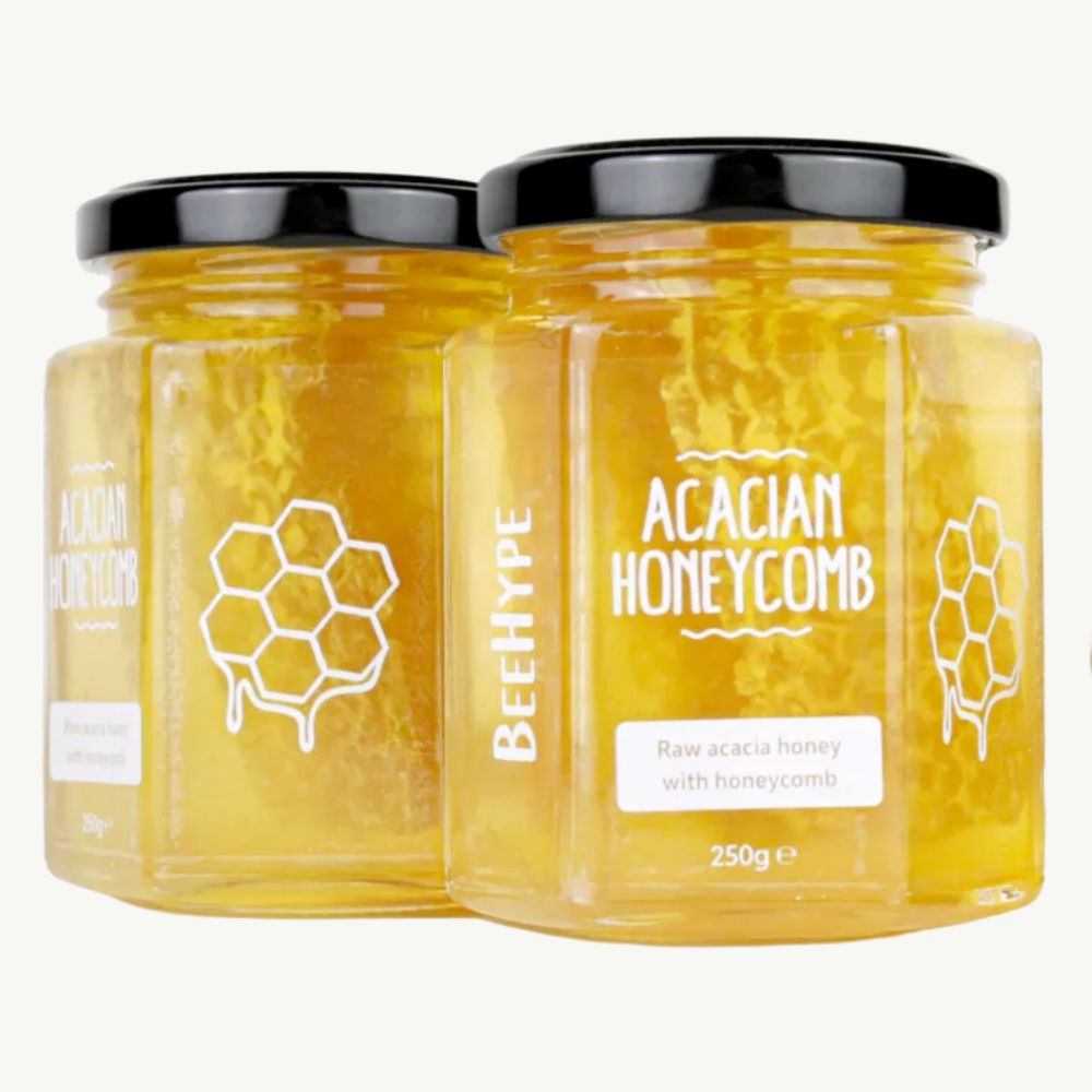 Acacian Honey With Whole Honeycomb 215g