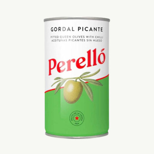 Perello Spicy Pitted Gordal Olives 350g