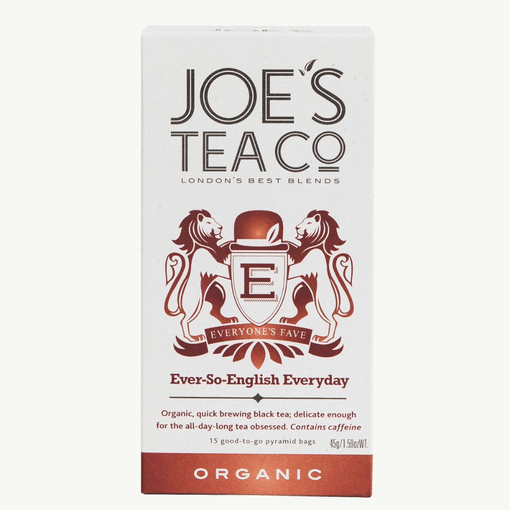 Joe's Tea Co - Ever-So-English Everyday Organic Tea Bags