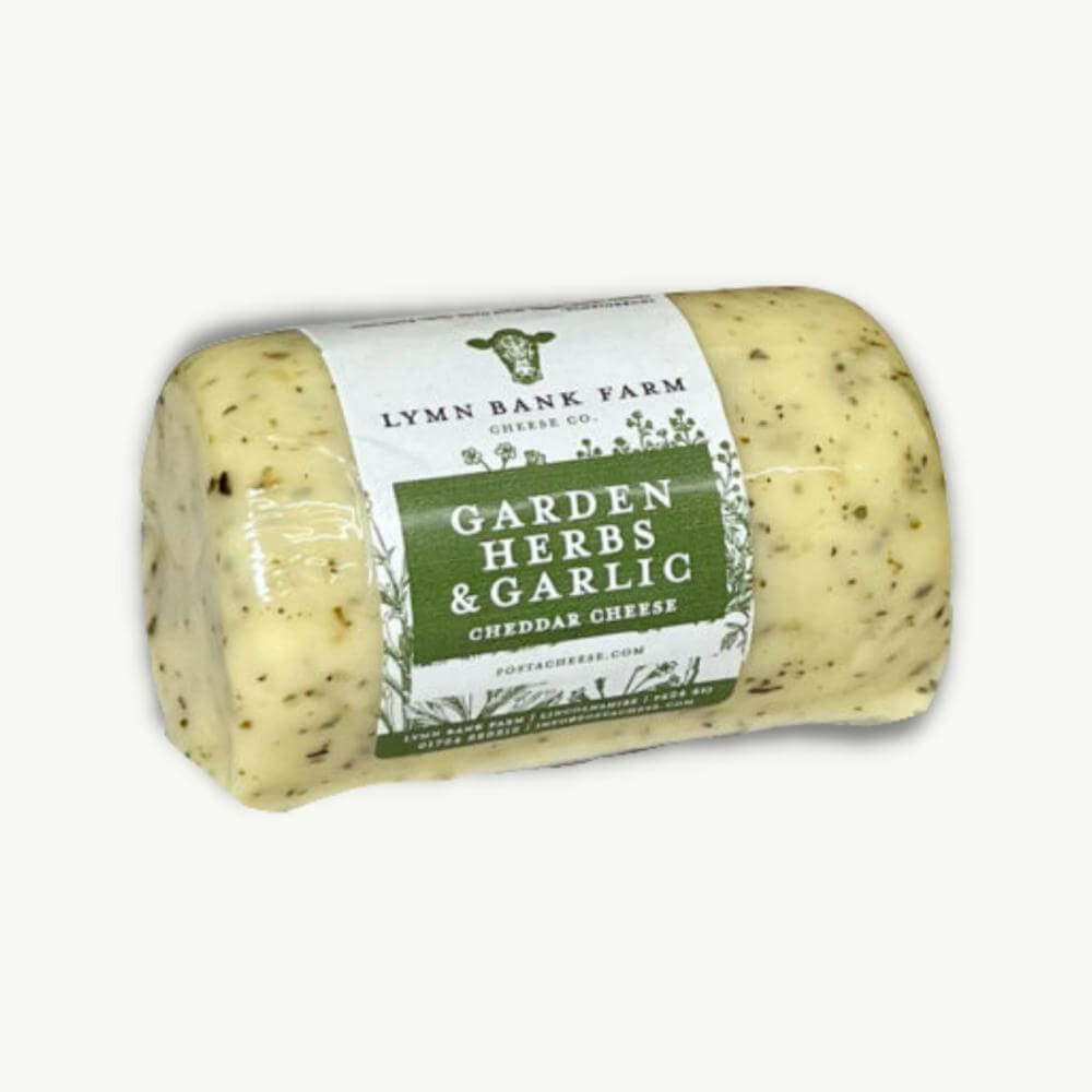 Garden Herbs and Garlic Cheddar Cheese Barrel 145g