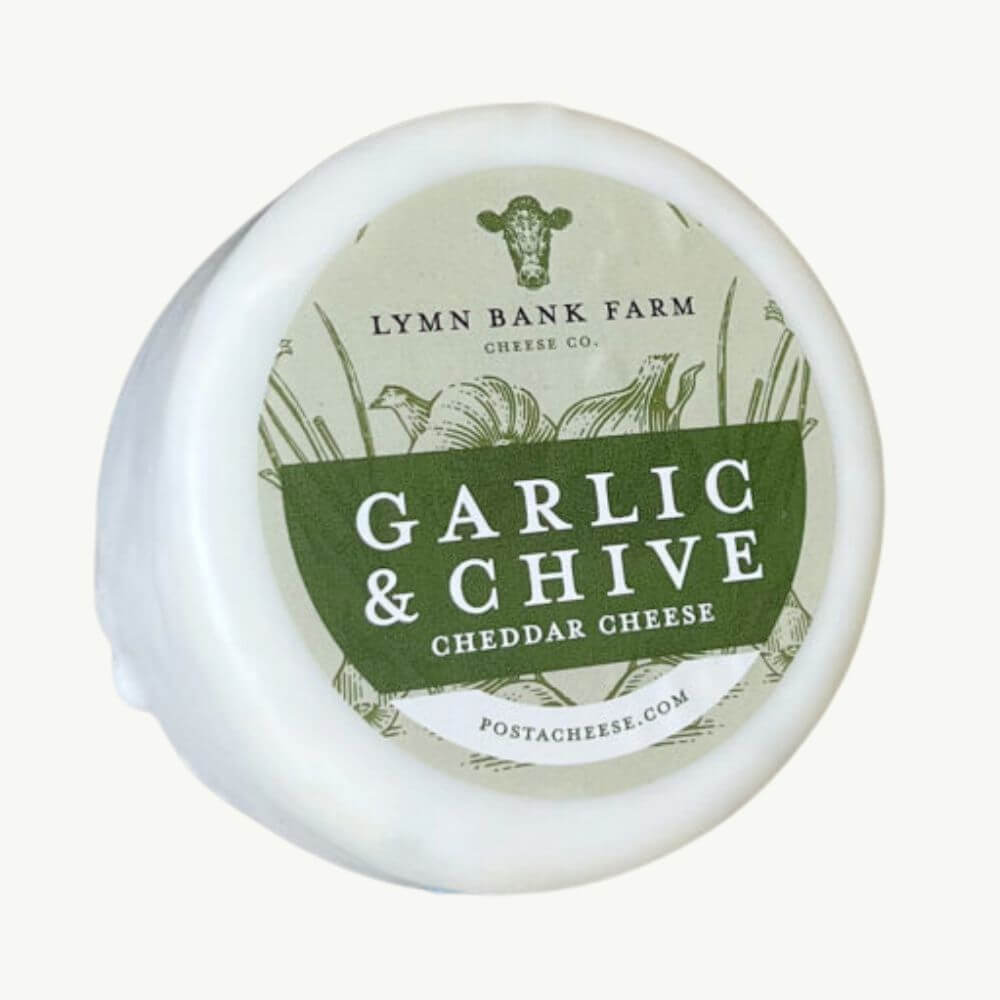 Garlic and Chive Cheese 200g Wax Truckle