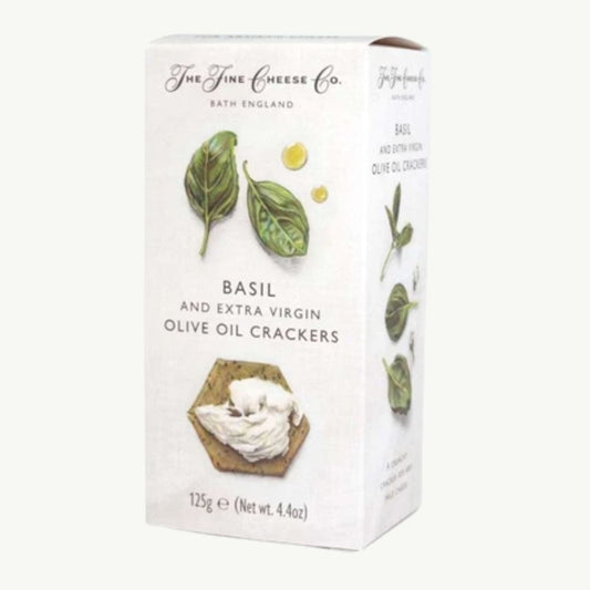 Basil and Extra Virgin Olive Oil Crackers 125g