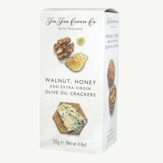 Walnut, Honey and Extra Virgin Olive Oil Crackers 125g