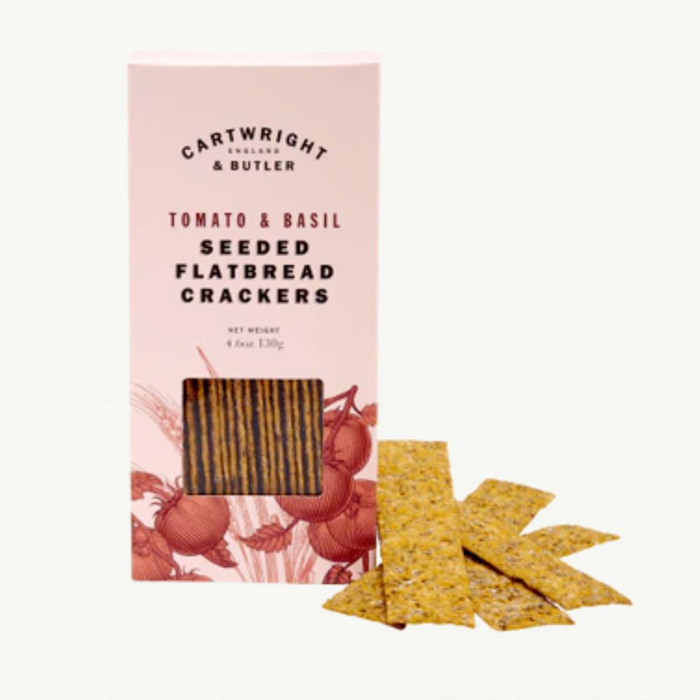 Tomato & Basil Wheat Flatbreads 130g