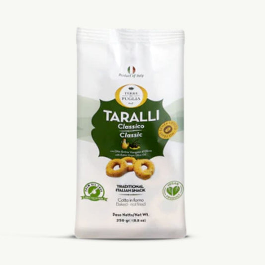 Taralli Tradizionale, Made with Extra Virgin Olive (250g)