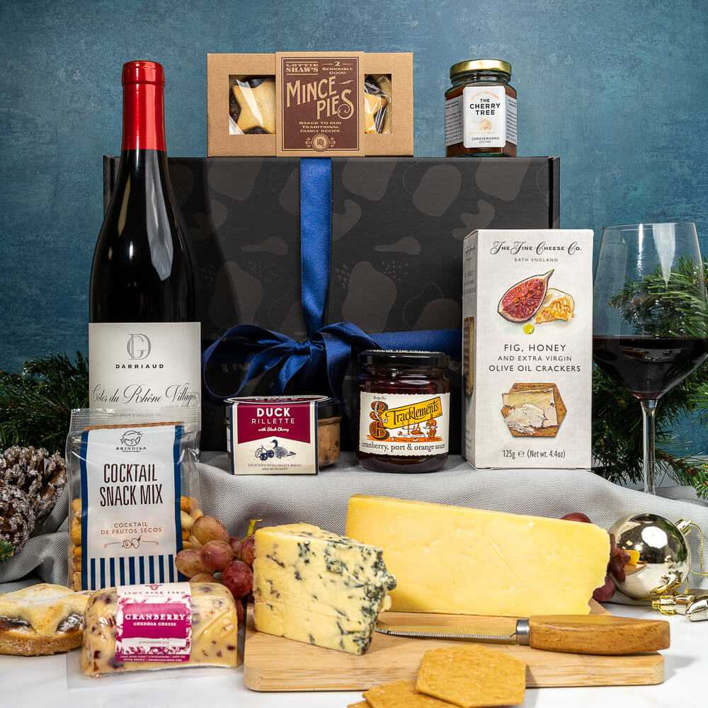 Red Wine, Charcuterie & Treats Christmas Hamper