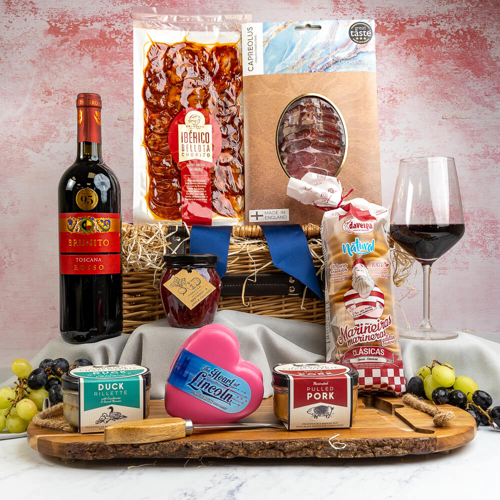 Cheese, Charcuterie & Wine Hamper