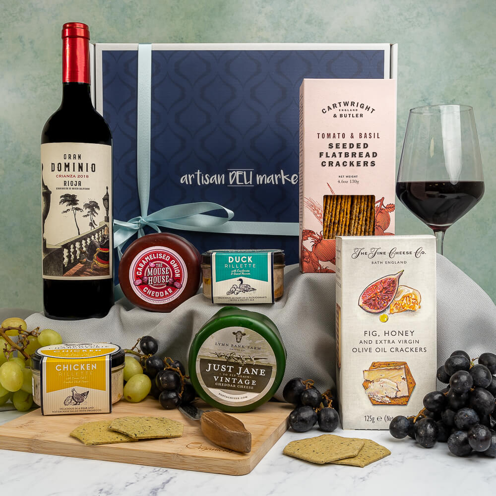 Cheese, Pate & Wine Evening Hamper