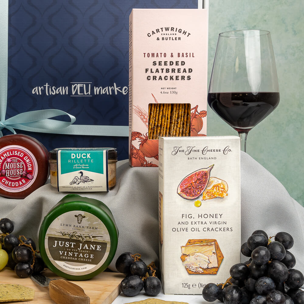 Cheese, Pate & Wine Evening Hamper