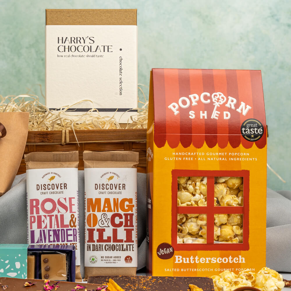 "Thank you" Chocolate And Nibbles Indulgence Hamper
