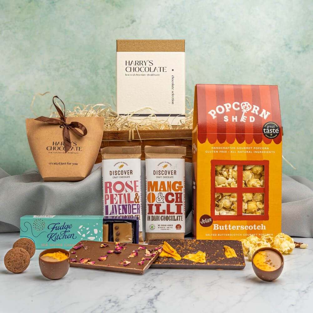 "Thank you" Chocolate And Nibbles Indulgence Hamper