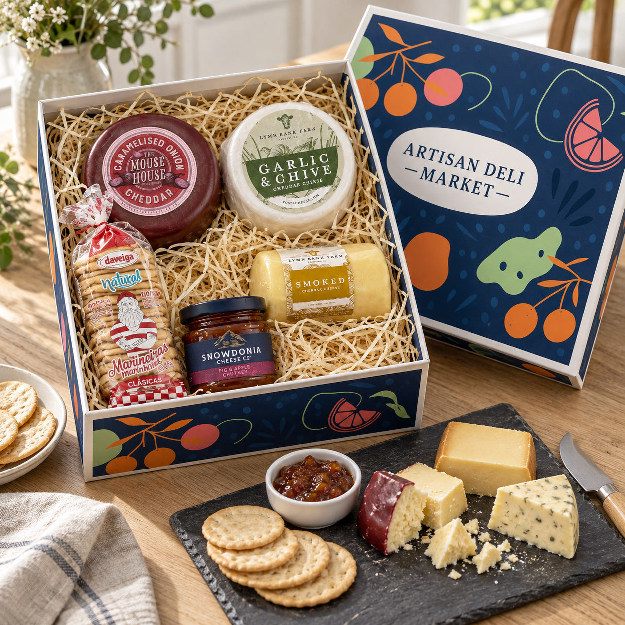 Cheese, Crackers & Chutney