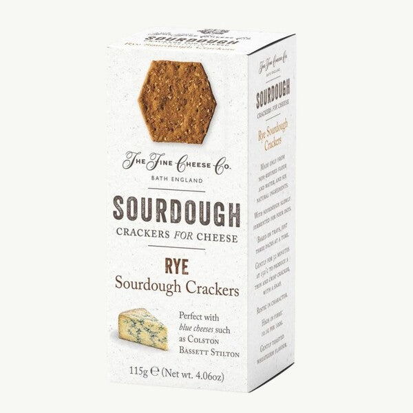Rye Sourdough Crackers