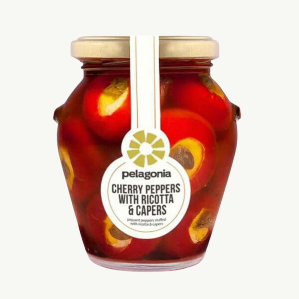 Cherry Peppers with Ricotta & Capers
